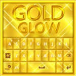 go keyboard gold glow theme android application logo